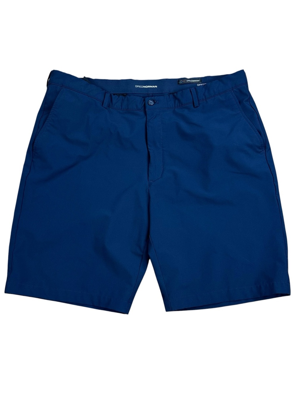 Greg Norman Men's Blue Performance Golf Shorts Size 40